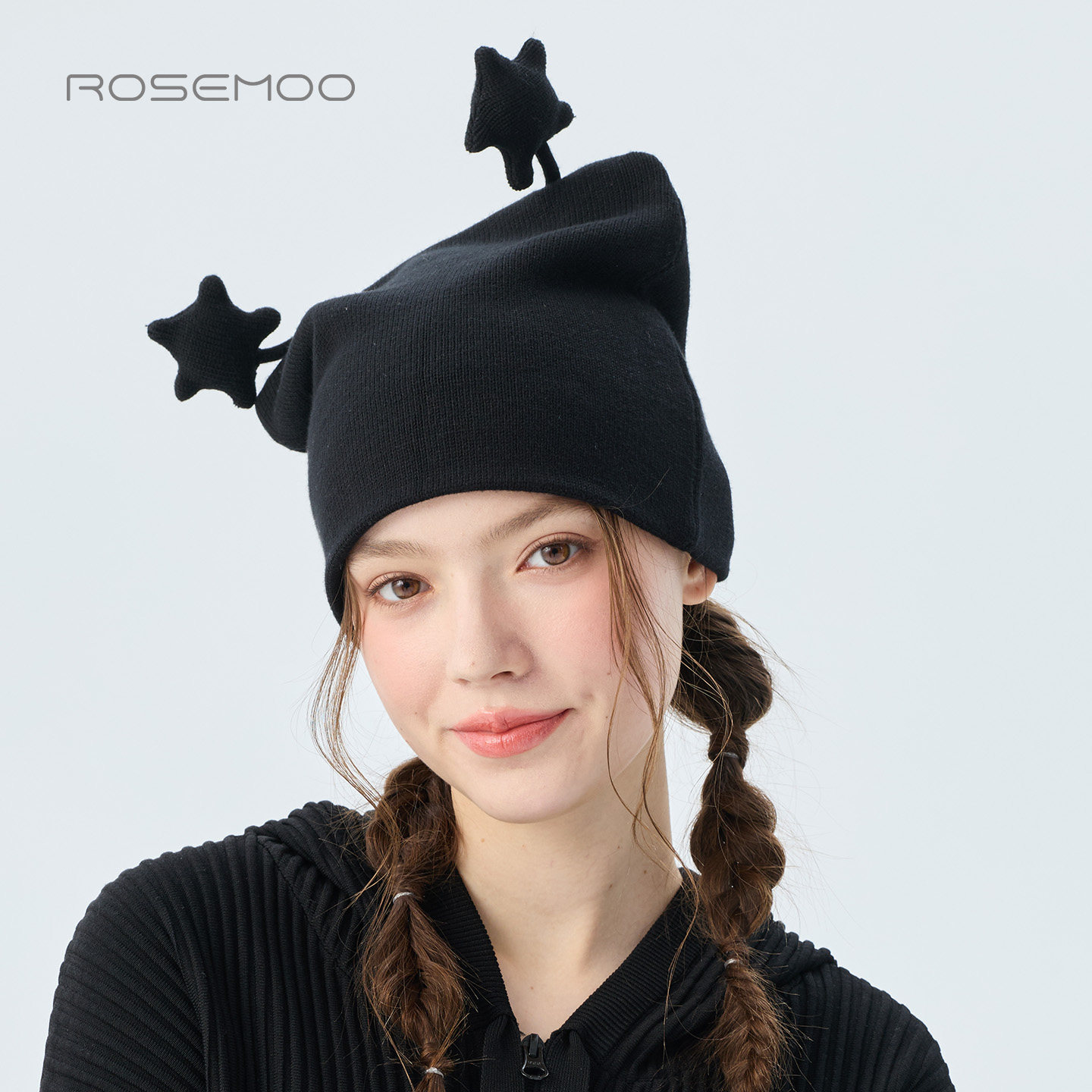 容子木ROSEMOO2026冬【商场同款】亲肤五角星毛织帽子RWM4HP151A