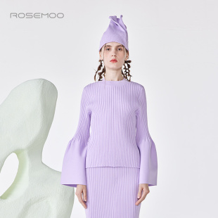 容子木ROSEMOO24年春新款 轻量感高弹套头毛织RCL1TP281B