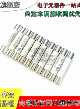 6.3*32mmSIBA陶瓷管熔断器7006565系列慢断T315MA6.3AH500V保险丝