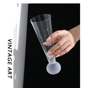 复古vintage水晶杯子酒杯 香槟杯 {雪花六出 冰珠映九光}中古日式