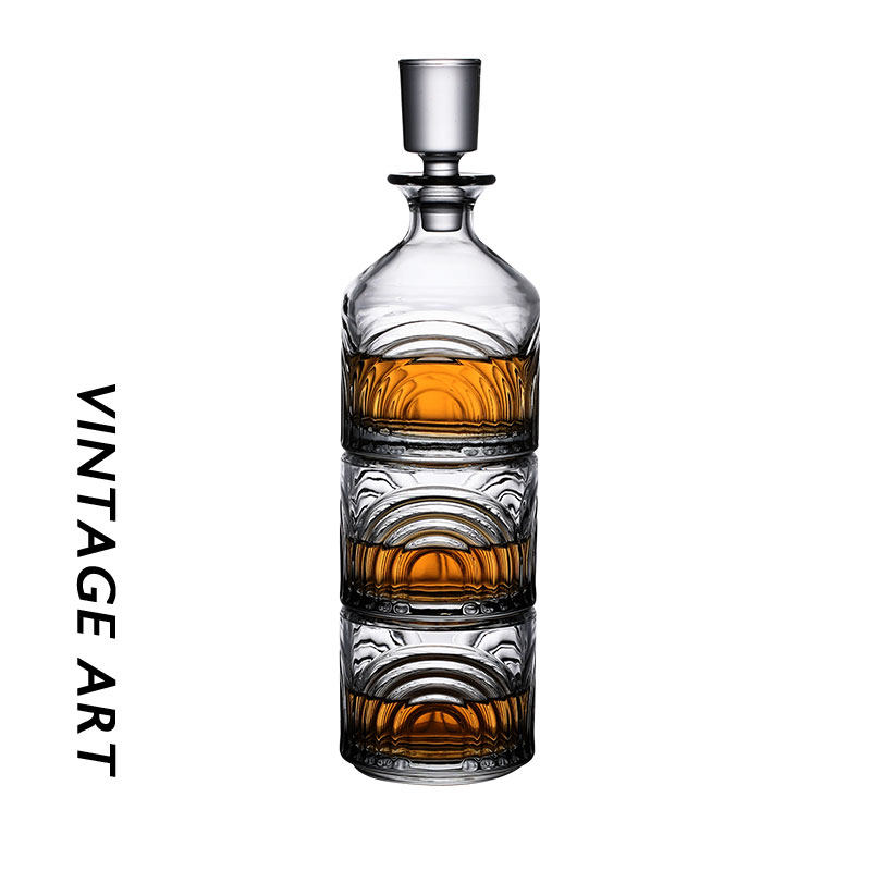 Yuki雪浅中古杯 一壶两杯威士忌酒杯杯子水晶玻璃酒壶套装vintage,餐饮具,洋酒/威士忌杯,淘宝优惠券,粉丝福利购,淘宝优惠卷