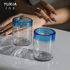 {水蓝翠 春色满江南}YUKI雪浅中古小酒杯清酒杯 vintage1960s杯子