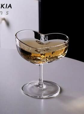 Yuki雪浅高脚矮心杯香槟碟杯