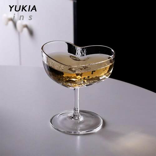 Yuki雪浅高脚矮心杯香槟碟杯