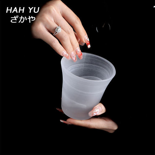 中古雪浅vintage玻璃杯水晶酒杯
