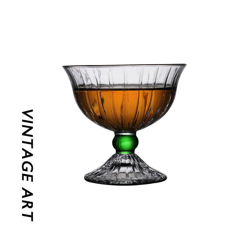 Yuki雪浅中古杯 月华盏水晶玻璃酒杯高级颜值水杯甜品杯饮料杯ins