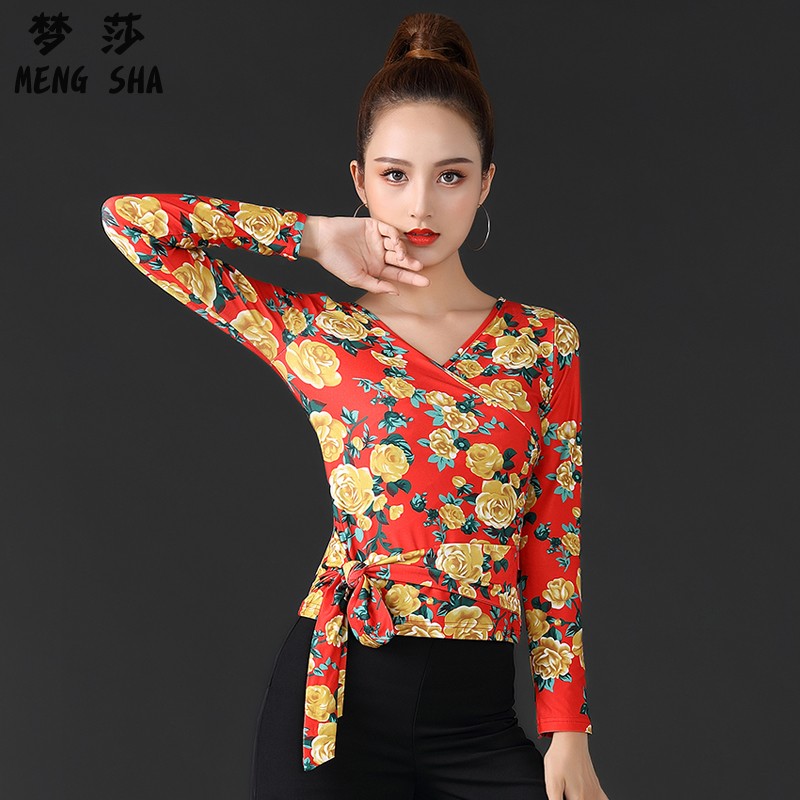 摩登交谊舞蹈服伦巴恰恰练功服