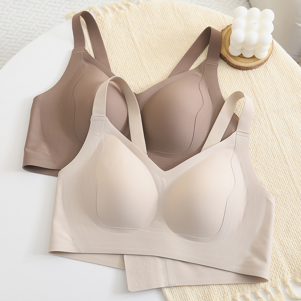 无钢圈无痕收副乳提拉内衣文胸