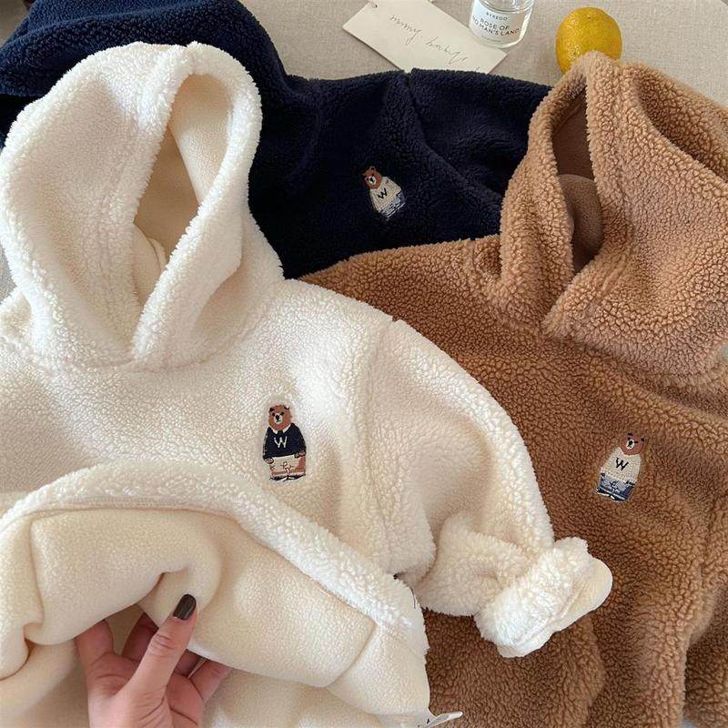 婴儿卫衣2025冬季新品上衣男童加厚羊羔绒卫衣宝宝小熊套头网红款,运动/瑜伽/健身/球迷用品,情侣装泳衣,淘宝优惠券,粉丝福利购,淘宝优惠卷