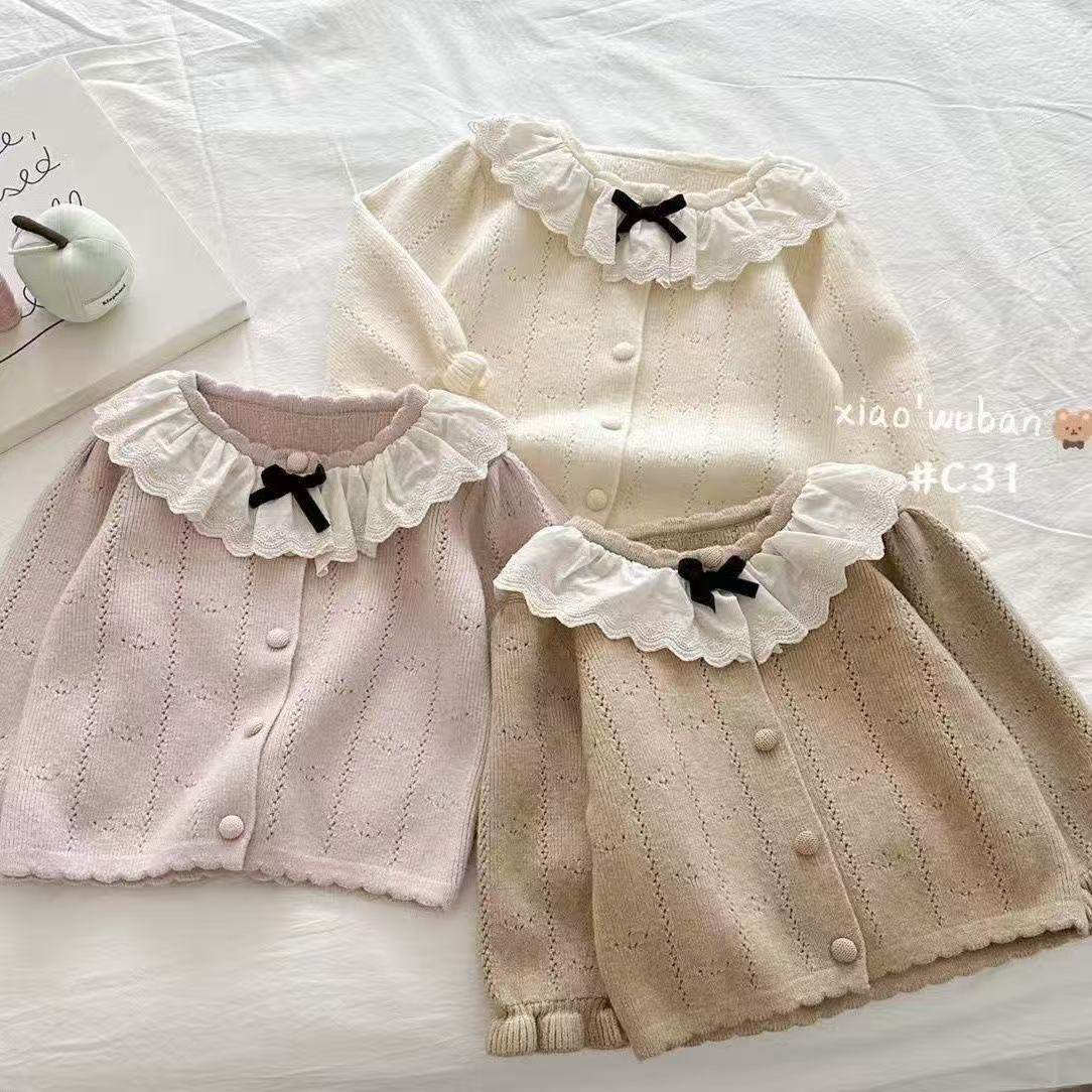 春秋季开衫毛衣女童薄款外套洋气儿童毛衣针织长袖内穿宝宝衣服,女装/女士精品,真丝上装,淘宝优惠券,粉丝福利购,淘宝优惠卷