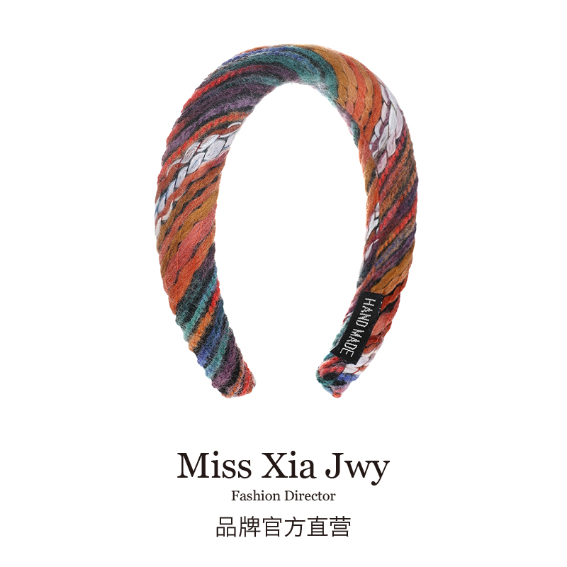 编织发箍女高颅顶头箍