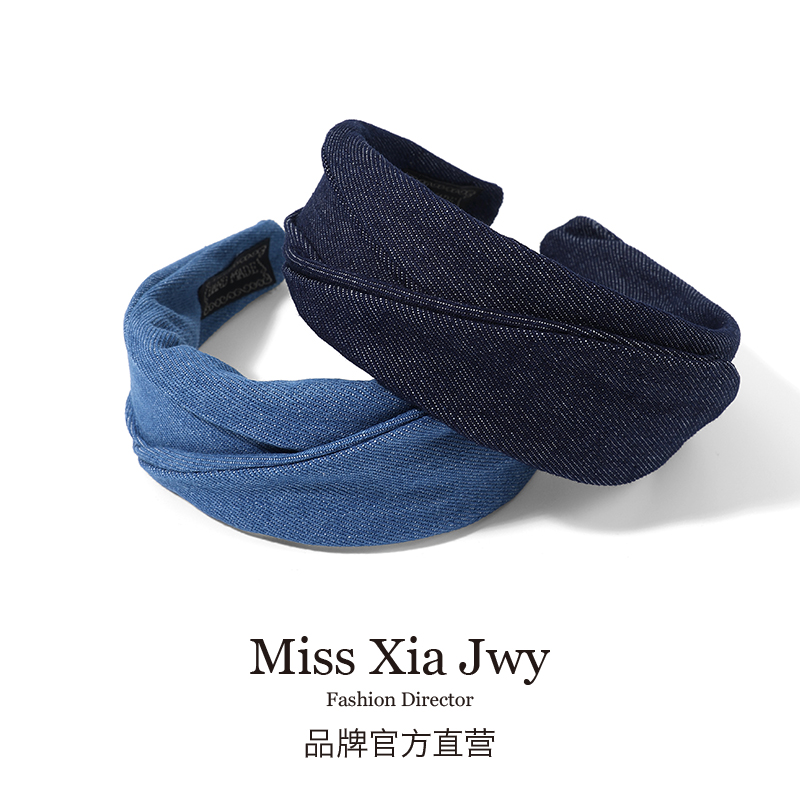 高级感宽边发箍女头箍高颅顶发卡