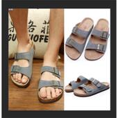 New Man Womens Cork拖鞋 Flip Slides Clogs Lady Slippers Flops