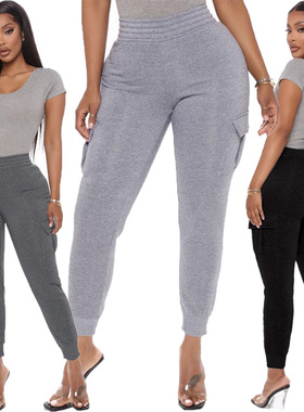 2021 Fashion women trousers high waist pencil ladies pants女