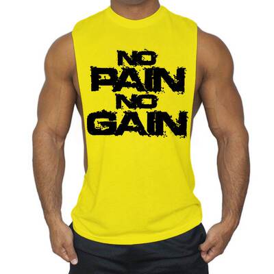 Men Gym vest Shirt Male Bodybuilding Fitness Truck T-shirts