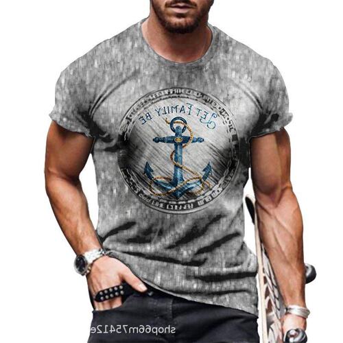 2021 Men's Summer Round Neck Short Sleeve T-Shirt 短袖t恤男
