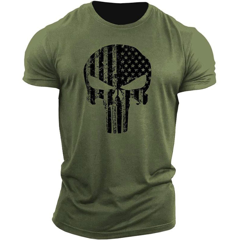 shirt short sleeve summer 2021 new army green men's hot sale