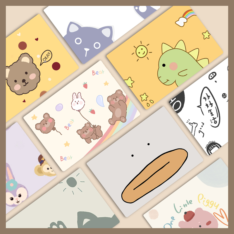 联想锐龙版华为保护膜卡通风贴纸