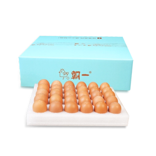 朝一可生食鲜鸡蛋30枚/1590g 无沙门氏菌鲜鸡蛋醇享装