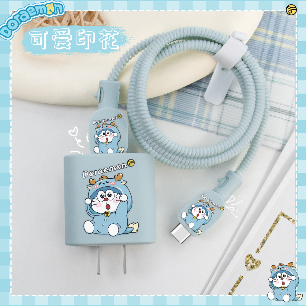 适用苹果16Plus印花充电器保护套