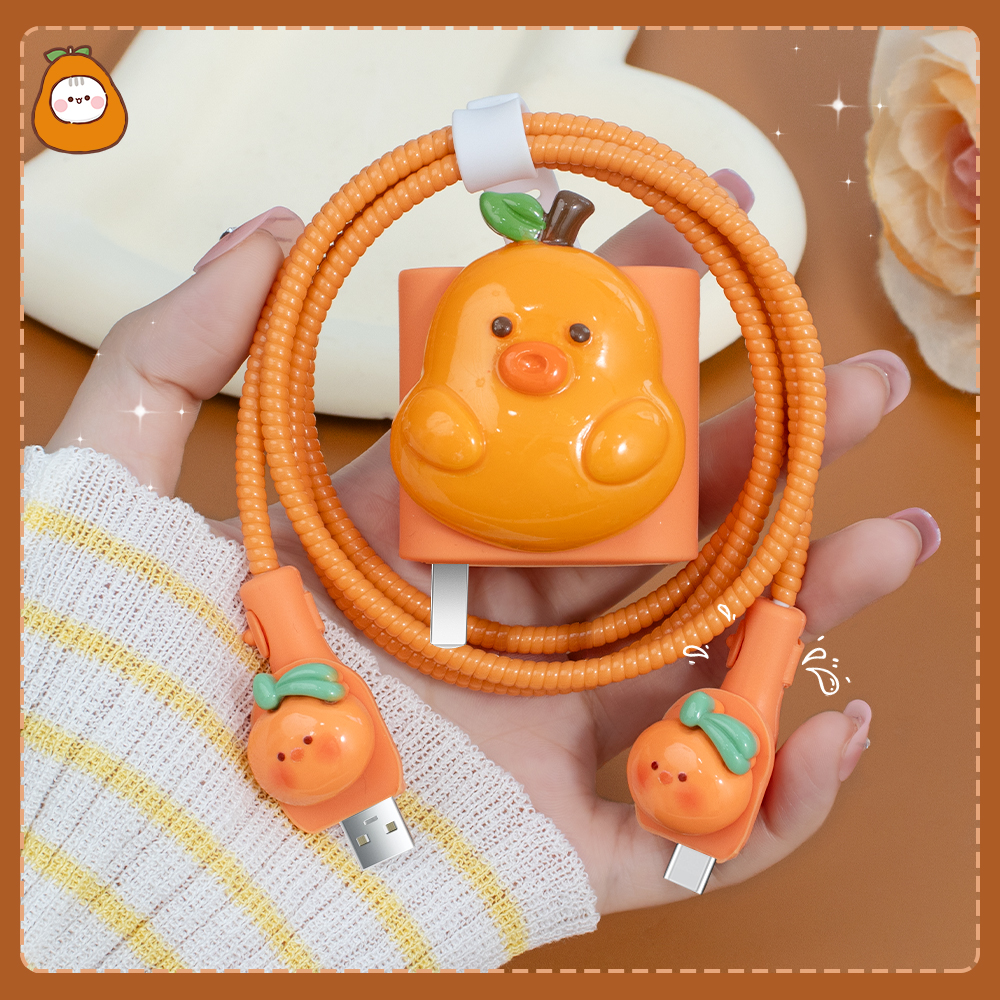 可爱充电器保护套适用OPPOFindX6