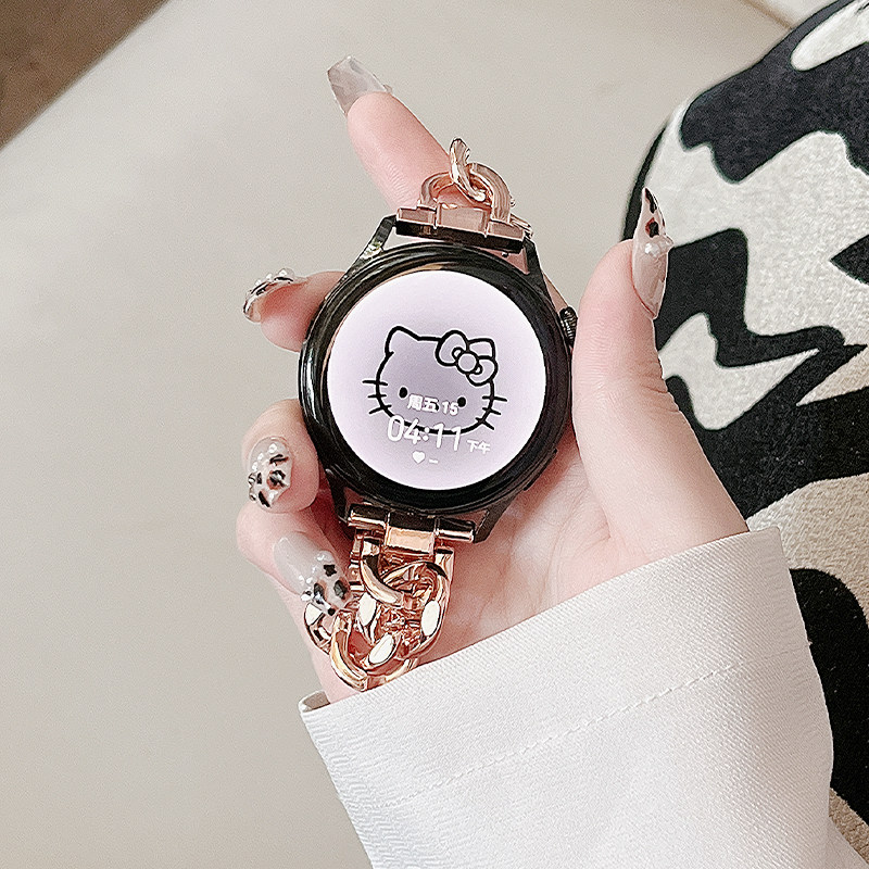 适用华为gt3表带华为手表gt2pro男watch3创意ecg表带46mm荣耀magic2