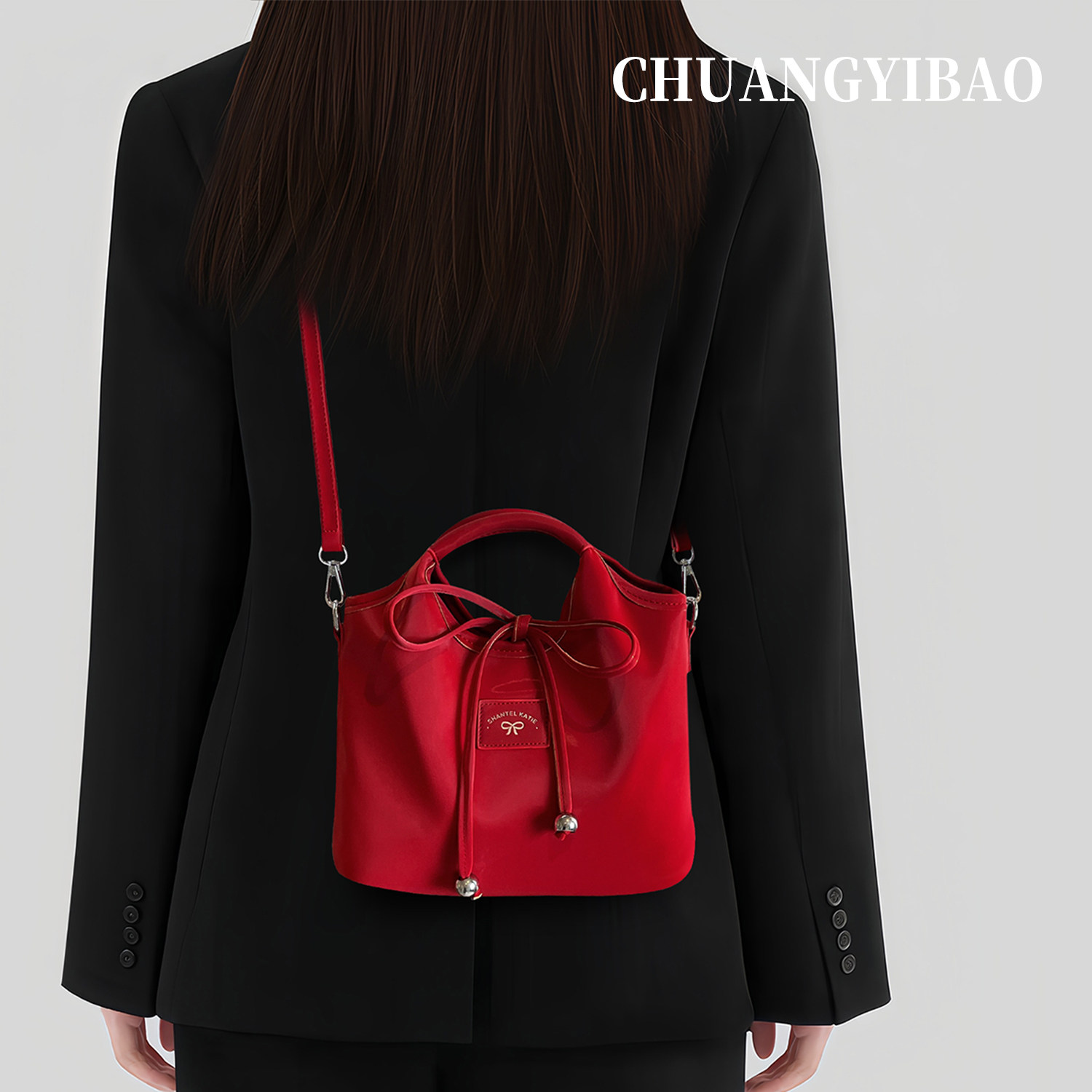 红色手提菜篮子新娘婚包包女式2025新款夏天小众高级感斜挎水桶包,箱包皮具/热销女包/男包,水桶包,淘宝优惠券,粉丝福利购,淘宝优惠卷