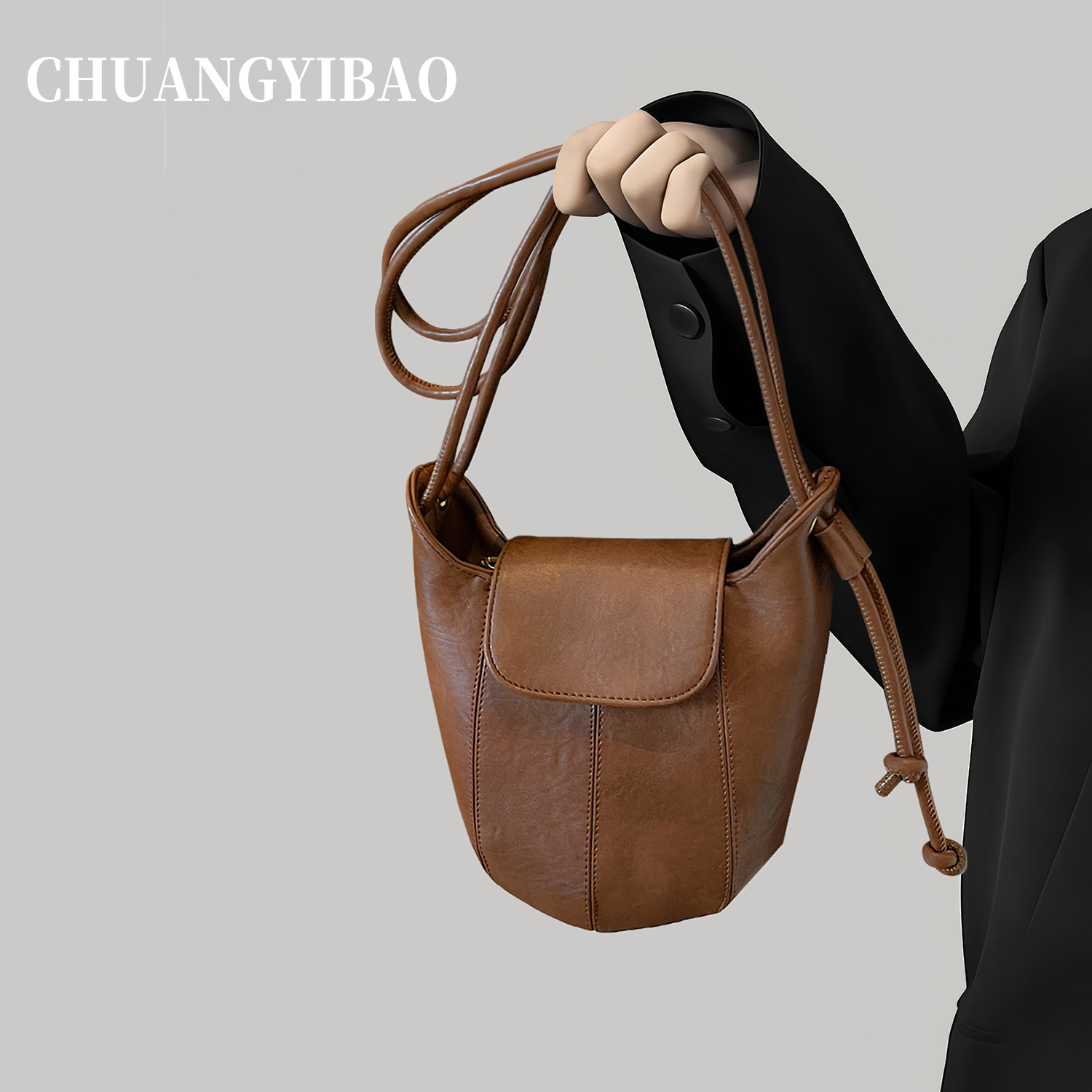 【品牌直营】小众通勤斜挎腋下包