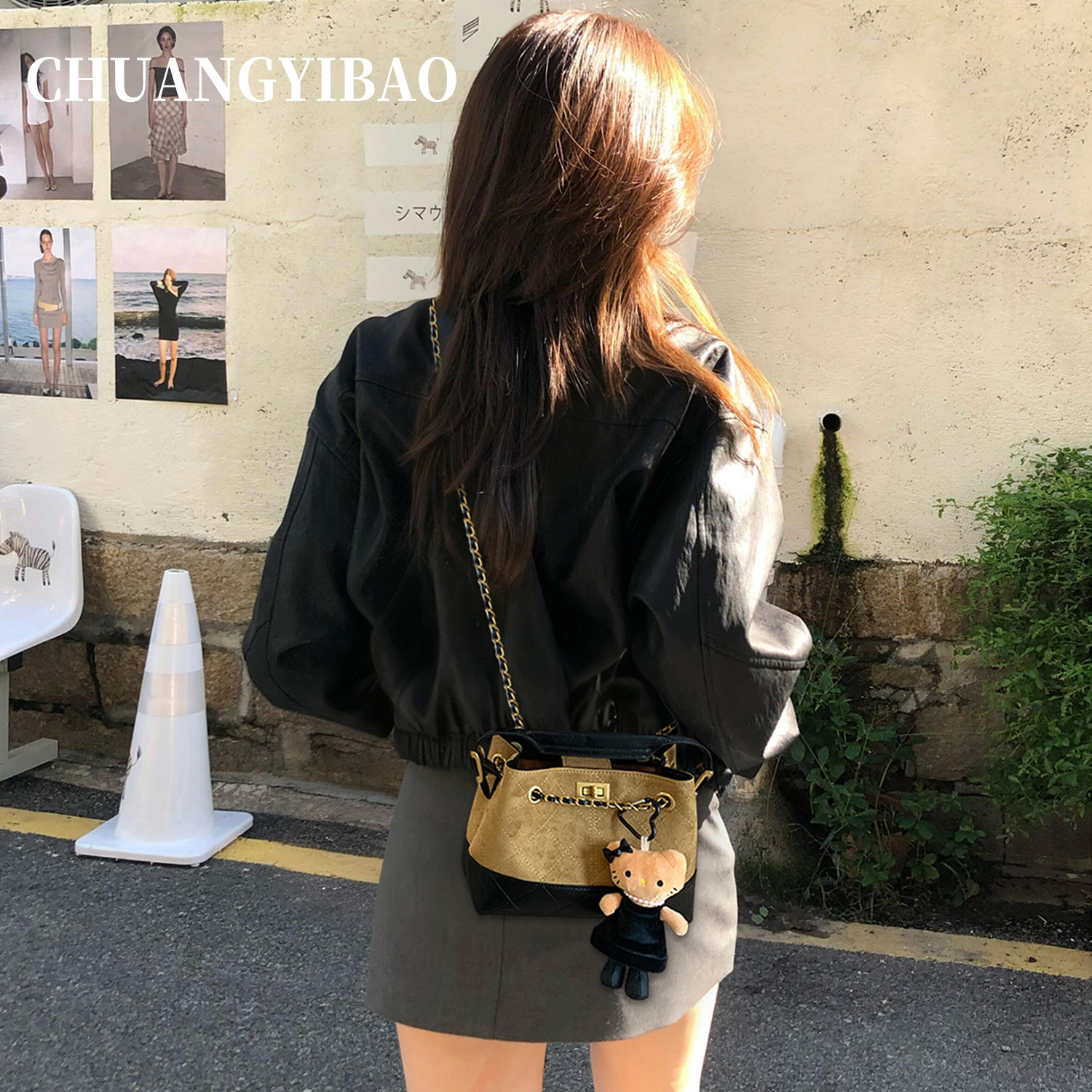 秋冬超火小香风麂皮链条包包女2025新款轻奢小众高级感通勤斜挎包,箱包皮具/热销女包/男包,腋下包,淘宝优惠券,粉丝福利购,淘宝优惠卷