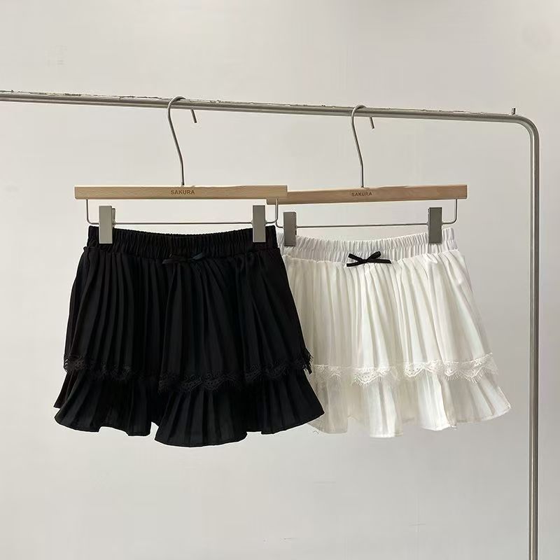 夏季辣妹纯欲高腰百褶蛋糕半身裙