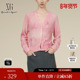 绵羊毛毛衫 女 2025冬季 新款 雪歌XK411058B416粉色长袖 毛针织衫