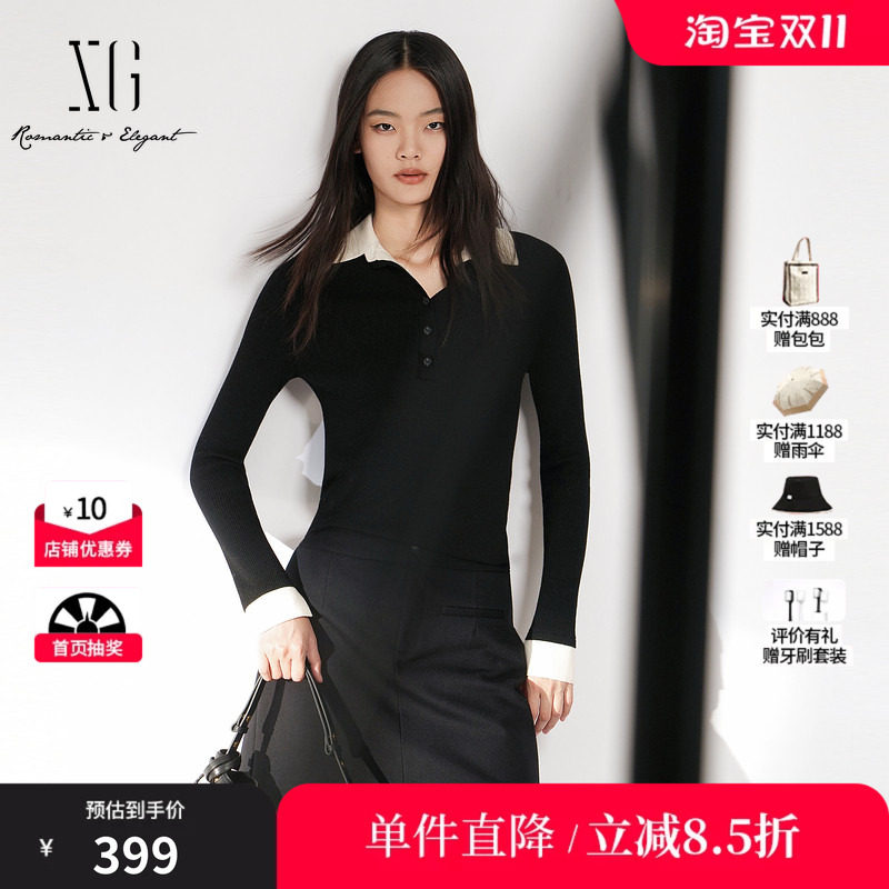 女士套头毛衣/针织衫XL411022B590