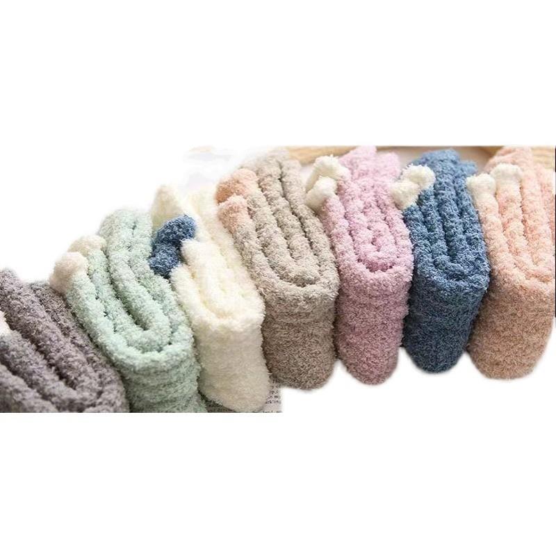 Thick Socks for Winter Womens Coral Fleece Japanese Socks F