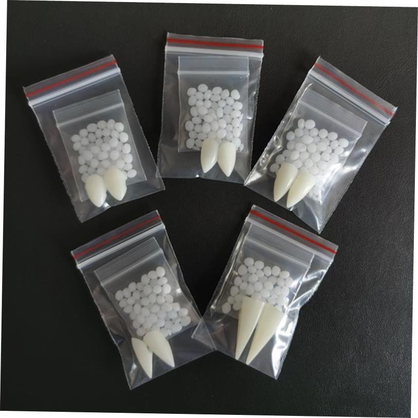.2pc Resin vampire teeth fangs halloween Props diy teeth Plu