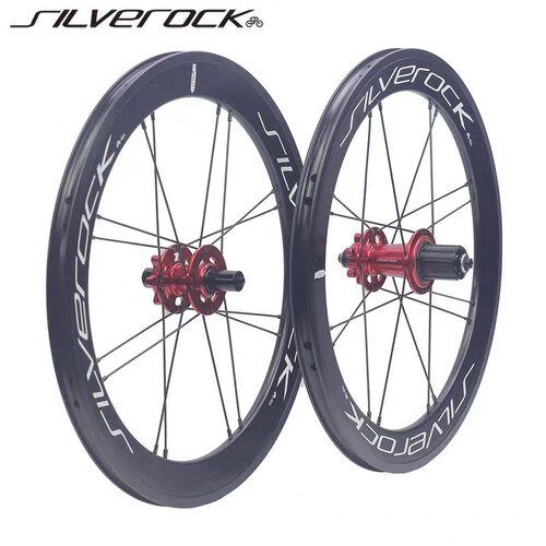 SILVEROCK SR42鸟车Birdy 3代GT折叠车轮组20寸406碟刹72响星芒