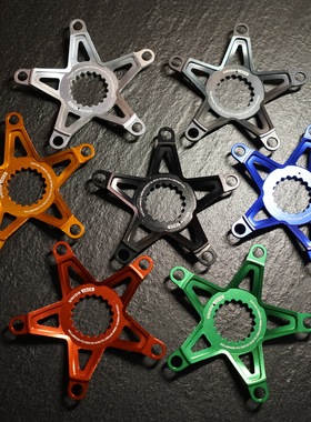 UnionJack UJ小布折叠自行车 改装Tline原装曲柄用五爪130BCD盘爪