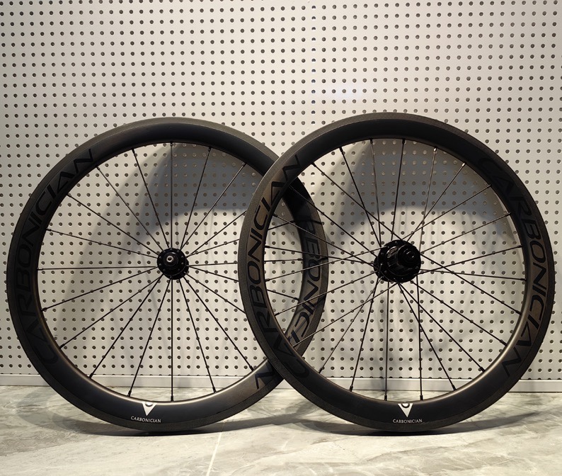 卡本仙大行折叠车V刹圈刹20寸406 451轮组碳刀 碳纤维轮子 BK系列