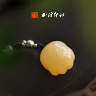 西泠印社招财猫印章八方聚财成品书画闲章私人印章定制篆刻印章姓名随行章企业团购生日创意礼物书画礼物