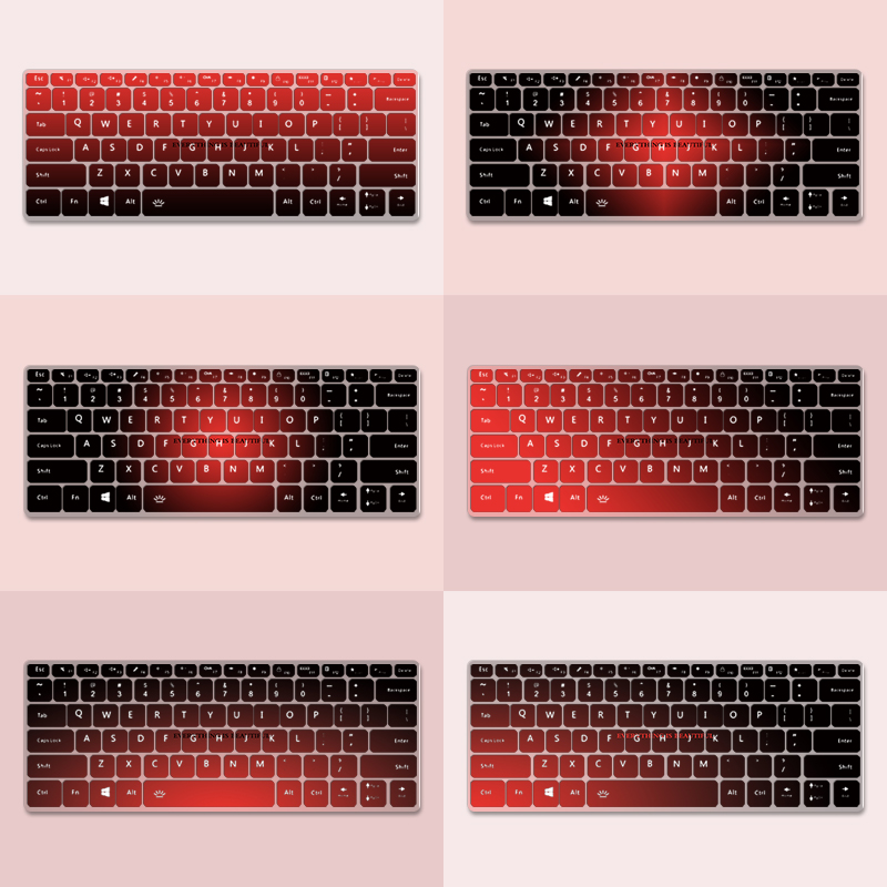 黑红色系笔记本键盘膜适用2025华硕天选6Pro联想机械革命惠普电脑神舟雷神惠普保护膜戴尔华为荣耀彩绘防尘罩