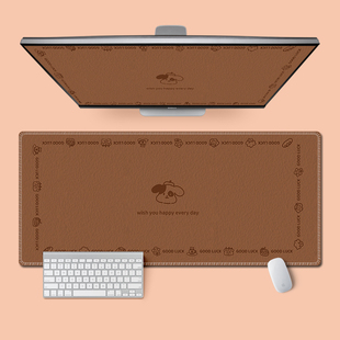 复古蛋糕鼠标垫可爱女生办公桌面垫大号宿舍笔记本电脑键盘垫防滑