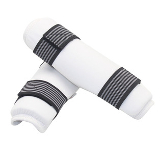 银盛跆拳道护臂护腿护肘 空手道拳击护腿 泰拳护腿一体成型护具