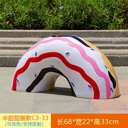 网红冰淇淋装饰品摆件仿真甜筒冰棒甜品店雕塑玻璃钢雪糕商场美陈