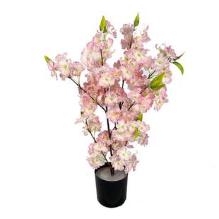 仿真小花树绿植盆栽假植物室内家居大型落地造景樱花树装饰摆件