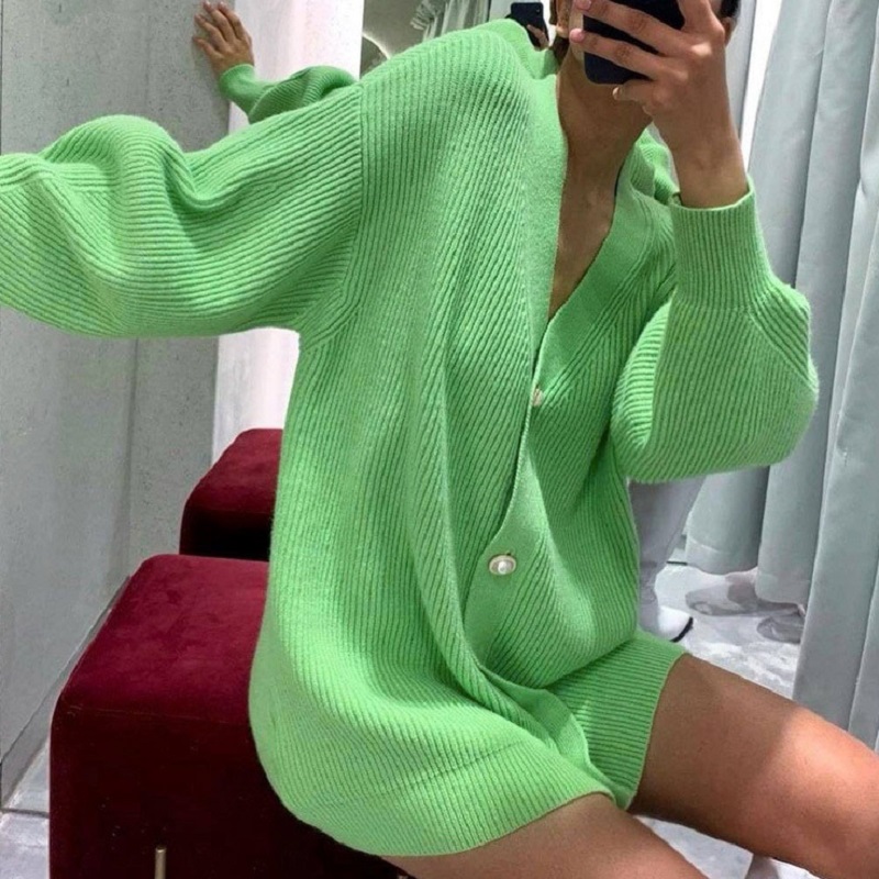 cardigans new autumn 2021 outerwear loose cardigan sweaters