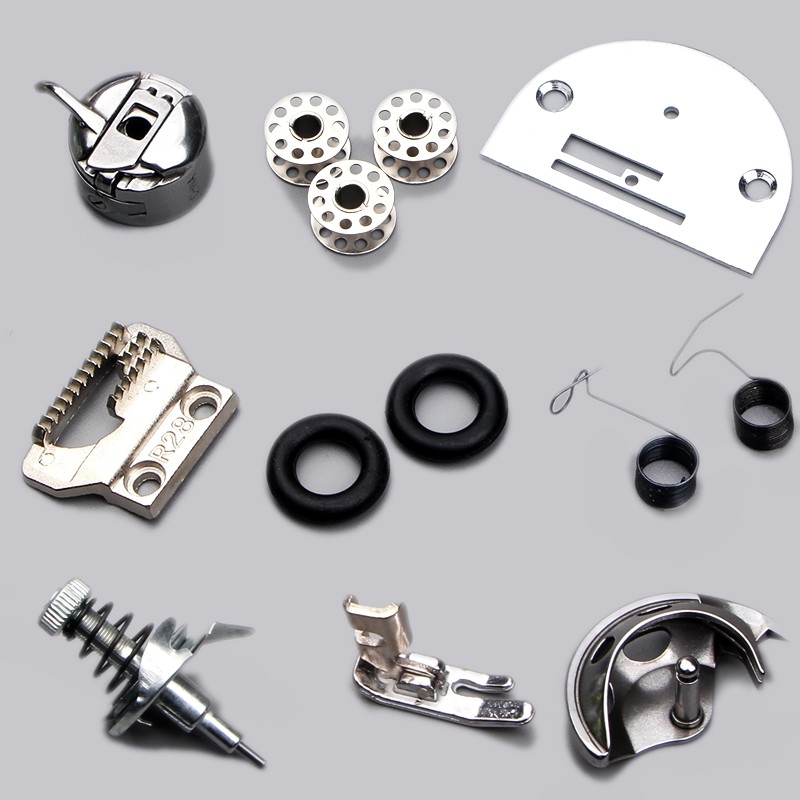 老式缝纫机配件大全零件梭壳皮带老旧蝴蝶牌脚踏式飞人上海家用