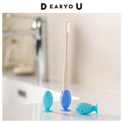 日本MARNA立式小鱼牙刷架牙具座