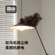 霜山鸵鸟毛掸子除尘扫灰不掉毛鸡毛掸子家用清灰不带静电除尘掸子