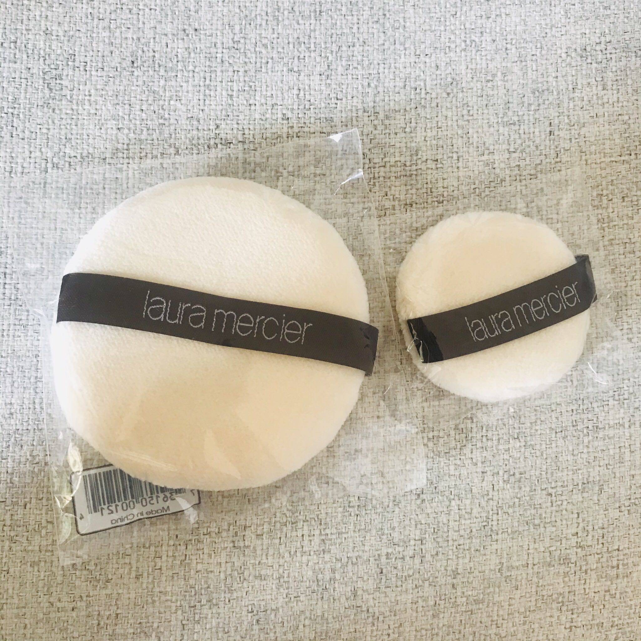 包邮 Laura Mercier/罗拉 原装粉扑/蜜粉扑 大号8cm 小号5cm