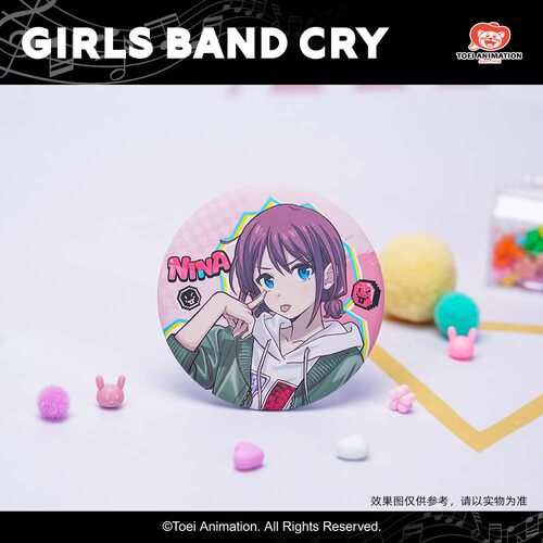 少女乐队的呐喊俏皮私服徽章盲盒