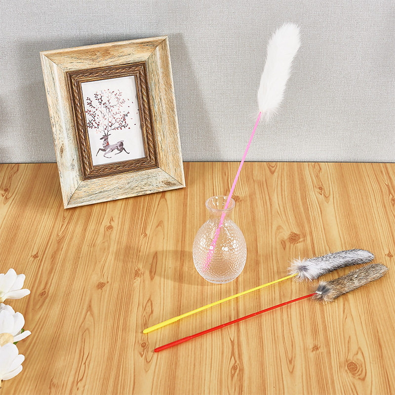 35cm兔皮逗猫棒宠物猫咪玩具多色小兔皮条逗猫棒猫玩具兔皮逗猫棒,宠物/宠物食品及用品,宠物智能玩具,淘宝优惠券,粉丝福利购,淘宝优惠卷